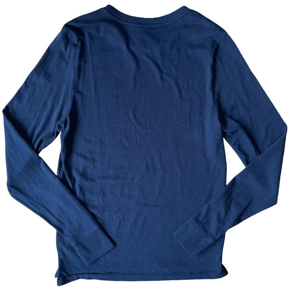 Alternative Apparel Classic Fit Long Sleeve Navy Blue Tee - Size XS - Picture 4 of 9
